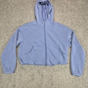 Lululemon Softstreme Full-Zip Hoodie Womens Size 8 Oasis Blue